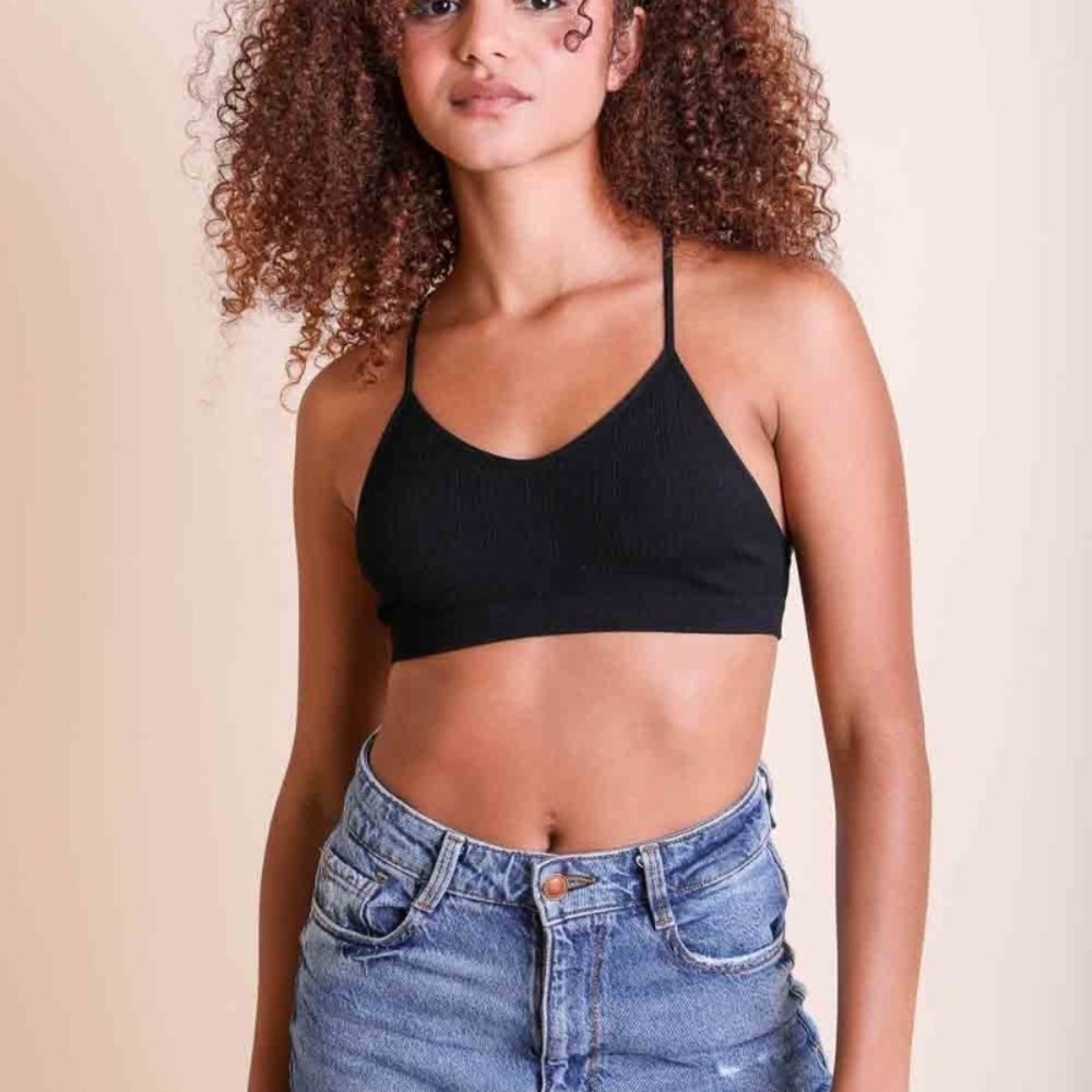 ⭐️BEST SELLER⭐️ Black Lace-Back Bralette - Women's Intimates - Picture 10 of 10